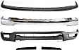 2004 Toyota Tacoma Base - 5-Piece Kit Front Bumper, 4WD, Chrome, Includes (1) Valance, (1) Bumper Filler, (1) Bumper and (2) Headlight Filler
