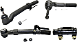4-Piece Kit Front, Driver and Passenger Side Suspension Kit, Includes (3) Tie Rod End and (1) Tie Rod Adjusting Sleeve