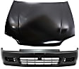 2-Piece Kit Factory Style Hood, Steel, Primed, Includes (1) Bumper Cover and (1) Hood