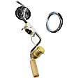 1976 Dodge Dart - 2-Piece Kit Fuel Tank, 29-3/4" x 19-1/4" x 10-3/8", Lock Ring Kit Included, 16 gallons / 61 liters, GAS,  Includes (1) Fuel Sending Unit and (1) Fuel Tank