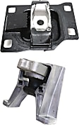 2010 Ford Focus S - 2-Piece Kit Front, Passenger Side Motor Mount, Automatic Transmission,  Includes (1) Motor Mount and (1) Transmission Mount