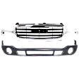 2-Piece Kit Front Primed Bumper Cover, Includes (1) Bumper Cover and (1) Grille Assembly