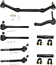 8-Piece Kit Front Suspension Kit, Includes (1) Idler Arm, (1) Center Link, (2) Tie Rod Adjusting Sleeve and (4) Tie Rod End