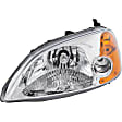 7-Piece Kit Driver and Passenger Side LED Headlight, Coupe, Includes (1) Bumper Cover, (2) Fender, (2) Headlight, and (2) Light Bulb
