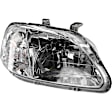 6-Piece Kit Driver and Passenger Side LED Headlight, Includes (2) Fender, (2) Headlight, and (2) Light Bulb