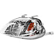 4-Piece Kit Driver Side LED Headlight, Includes (1) Fender, (1) Grille Assembly, (1) Headlight, and (1) Light Bulb
