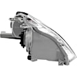 4-Piece Kit Driver Side LED Headlight, Includes (1) Fender, (1) Grille Assembly, (1) Headlight, and (1) Light Bulb
