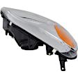 4-Piece Kit Passenger Side LED Headlight, Coupe, Includes (1) Bumper Cover, (1) Fender, (1) Headlight, and (1) Light Bulb