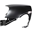 4-Piece Kit Driver Side Halogen Headlight, Includes (1) Bumper Cover, (1) Fender, (1) Headlight, and (1) Light Bulb