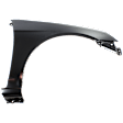 4-Piece Kit Passenger Side LED Headlight, Includes (1) Fender, (1) Grille Assembly, (1) Headlight, and (1) Light Bulb