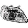 4-Piece Kit Driver and Passenger Side Incandescent Headlight, Includes (2) Headlight and (2) Light Bulb