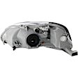4-Piece Kit Driver and Passenger Side Incandescent Headlight, Includes (2) Headlight and (2) Light Bulb