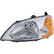 4-Piece Kit Driver and Passenger Side Incandescent Headlight, CAPA Certified, Includes (2) Headlight and (2) Light Bulb
