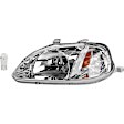 2-Piece Kit Driver Side LED Headlight, Includes (1) Headlight and (1) Light Bulb