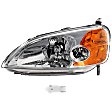 2-Piece Kit Driver Side LED Headlight, Coupe, Includes (1) Headlight and (1) Light Bulb