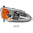 2-Piece Kit Passenger Side LED Headlight, Coupe, Includes (1) Headlight and (1) Light Bulb