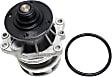 2001-2003 BMW 530i - 3-Piece Kit Water Pump, With Gasket, includes Fan Clutch, and Thermostat Housing