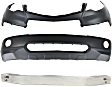 3-Piece Kit, Front Primed Bumper Cover, Includes (1) Bumper Cover, (1) Bumper Reinforcement, and (1) Valance