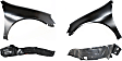 2005 Acura RSX Type-S - 4-Piece Kit Front, Driver and Passenger Side Fender,  Includes (2) Fender and (2) Fender Liner