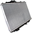 2-Piece Kit Radiator, 3.2L Engine, Aluminum Core, Plastic Tank, Includes (1) Radiator and (1) Radiator Support