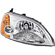 7-Piece Kit Driver and Passenger Side Halogen Headlight, Includes (2) Fender, (1) Grille Assembly, (2) Headlight, and (2) Light Bulb