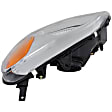 7-Piece Kit Driver and Passenger Side Halogen Headlight, Includes (2) Bumper Bracket, (1) Bumper Cover, (2) Headlight, and (2) Light Bulb