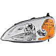 2002 Honda Civic - 2-Piece Kit Driver Side Incandescent Headlight, With bulb(s), OE Replacement, Coupe,  Includes (1) Headlight and (1) Light Bulb