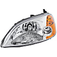 2002 Honda Civic - 2-Piece Kit Driver Side Incandescent Headlight, With bulb(s), OE Replacement, Coupe,  Includes (1) Headlight and (1) Light Bulb