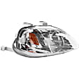 4-Piece Kit Driver and Passenger Side Incandescent Headlight, Includes (1) Headlight and (1) Light Bulb