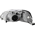 4-Piece Kit Driver and Passenger Side Incandescent Headlight, Includes (1) Headlight and (1) Light Bulb