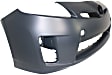 2011 Toyota Prius Base - 2-Piece Kit Front Primed Bumper Cover, For Models With Halogen Headlights,  Includes (1) Bumper Cover and (1) Fender