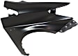 2011 Toyota Prius Base - 2-Piece Kit Front Primed Bumper Cover, For Models With Halogen Headlights,  Includes (1) Bumper Cover and (1) Fender