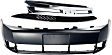 2-Piece Kit, Grille Black, CAPA Certified, Includes (1) Bumper Cover and (1) Grille