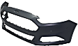 2016 Ford Fusion - 2-Piece Kit Front Primed Bumper Cover, Includes (1) Bumper Cover and (1) Bumper Grille