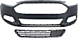 2-Piece Kit, Front Primed Bumper Cover, Includes (1) Bumper Cover and (1) Bumper Grille