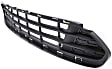 2010 Ford Fusion Sport - 2-Piece Kit Front Primed Bumper Cover, CAPA Certified  Includes (1) Bumper Cover and (1) Bumper Grille