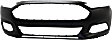 2013-2016 Ford Fusion - 2-Piece Kit, Front Primed Bumper Cover, For Models Without Active Park Assist System, CAPA Certified, Includes (1) Bumper Cover and (1) Grille
