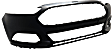 2013-2016 Ford Fusion - 2-Piece Kit, Front Primed Bumper Cover, For Models Without Active Park Assist System, CAPA Certified, Includes (1) Bumper Cover and (1) Grille