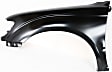 2-Piece Kit, Front Primed Bumper Cover, RWD, With Pre-Runner Model, Includes (1) Bumper Cover and (1) Fender