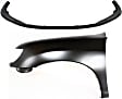 2-Piece Kit, Front, Driver Side Fender, Includes (1) Bumper Cover and (1) Fender