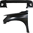 2-Piece Kit, Front Primed Bumper Cover, For Models With Plastic Bumpers, Includes (1) Bumper Cover and (1) Fender