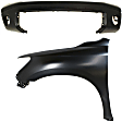 2007 Toyota Tundra - 2-Piece Kit Front, Driver Side Fender, Includes (1) Bumper Cover and (1) Fender