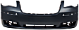 2-Piece Kit, Front Primed Bumper Cover, For Models With Chrome Insert, Includes (1) Bumper Cover and (1) Grille