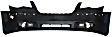 2-Piece Kit, Front Primed Bumper Cover, For Models With Chrome Insert, Includes (1) Bumper Cover and (1) Grille