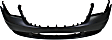 2-Piece Kit Front Bumper Grille, Textured Black, CAPA Certified, Includes (1) Bumper Cover and (1) Bumper Grille