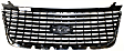 2-Piece Kit, Front, Upper and Lower Primed Bumper Cover, Titanium Models, Includes (1) Bumper Cover and (1) Grille