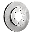 4-Wheel Set Front and Rear Brake Disc and Pad Kit, Plain Surface, 6 Lugs, Semi-Metallic, Cast Iron, Pro-Line Series, Includes (4) Disc and (2) Pad Set