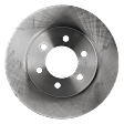 4-Wheel Set Front and Rear Brake Disc and Pad Kit, Plain Surface, 6 Lugs, Semi-Metallic, Cast Iron, Pro-Line Series, Includes (4) Disc and (2) Pad Set