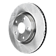 2012 Toyota Camry L - 2-Wheel Set Front Brake Disc and Pad Kit, Plain Surface, 5 Lugs, 295.91 mm, Ceramic, 2.5L 4Cyl, Pro-Line Series  Includes (2) Disc and (1) Pad Set