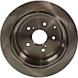 2018 Toyota Sienna - 4-Wheel Set Front and Rear Brake Disc and Pad Kit, Natural Finish, Plain Surface, 5 Lugs, Front-327.91 mm/Rear-309.12 mm, Ceramic, 3.5L 6Cyl, Includes (2) Brake Pad Set and (4) Brake Disc